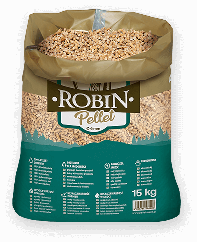 worek pelletu opałowego Robin do kupienia w Bolkowie lub sklepie internetowym